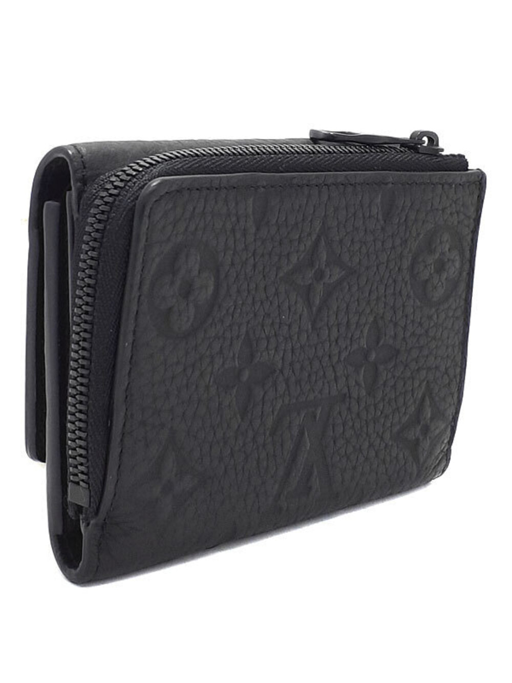 Louis Vuitton Monogram fold Taurillon Pilot Tri Wallet Portefeuille